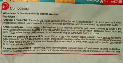 Coffret crackers - Ingredients - fr