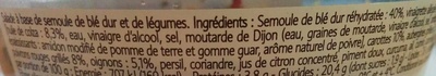 Taboulé aux 5 Légumes, Les Classiques - المكونات - fr