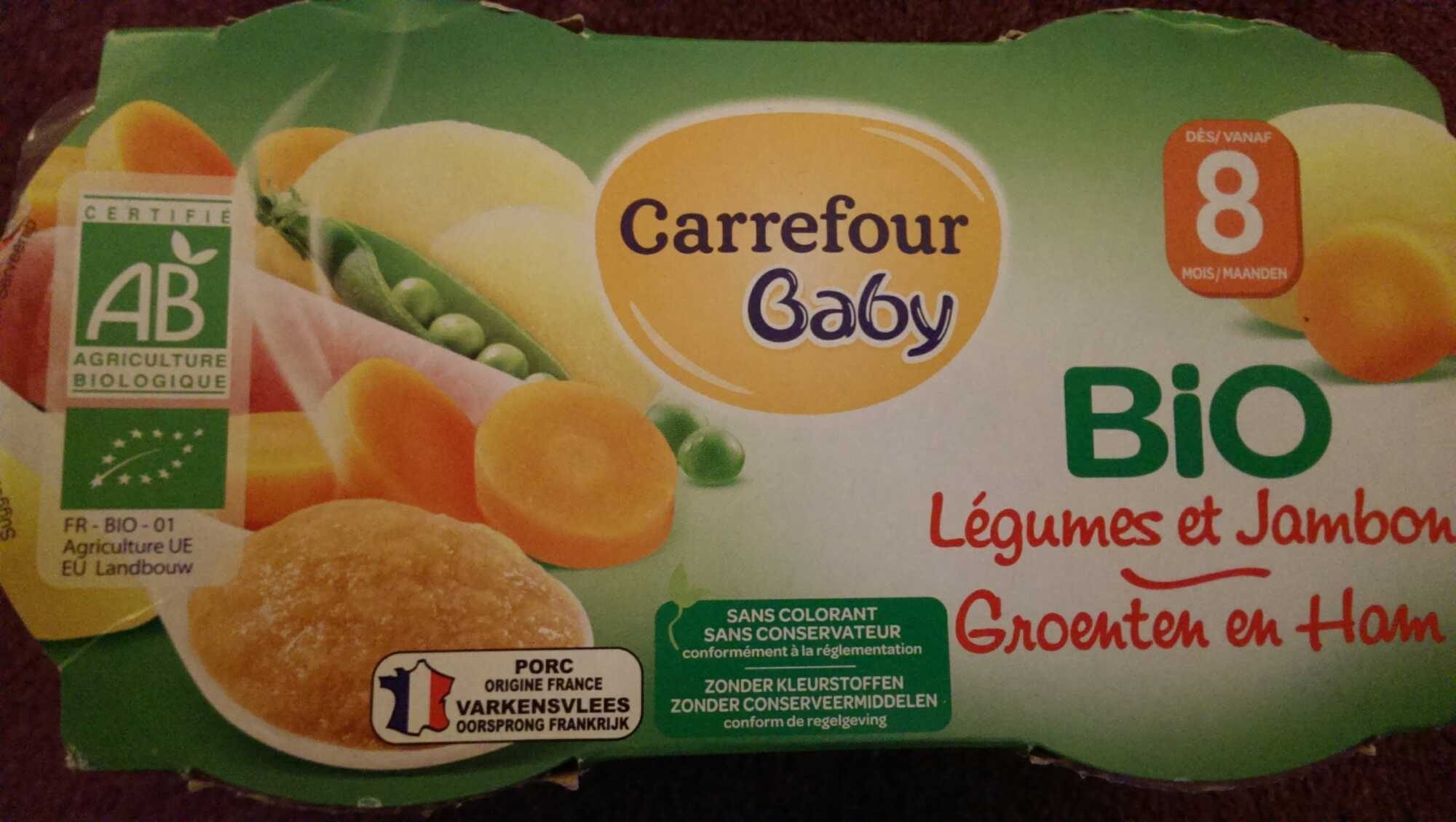 Légumes et Jambon Bio - Product - fr