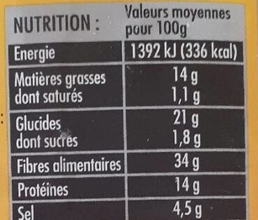 Assaisonnement spécial Raz El Hanout - Nutrition facts - fr