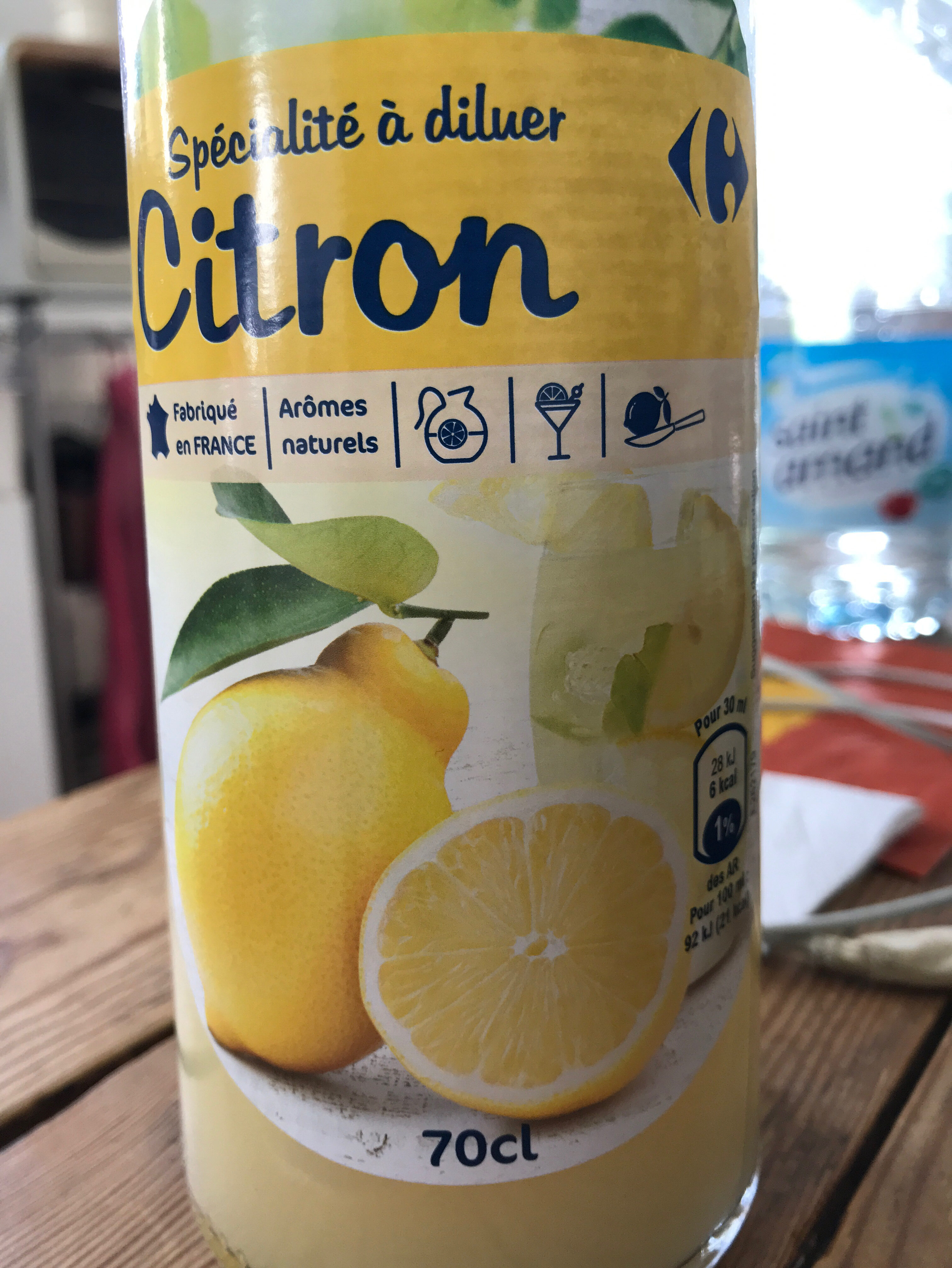 À DILUER Citron - Ingrédients