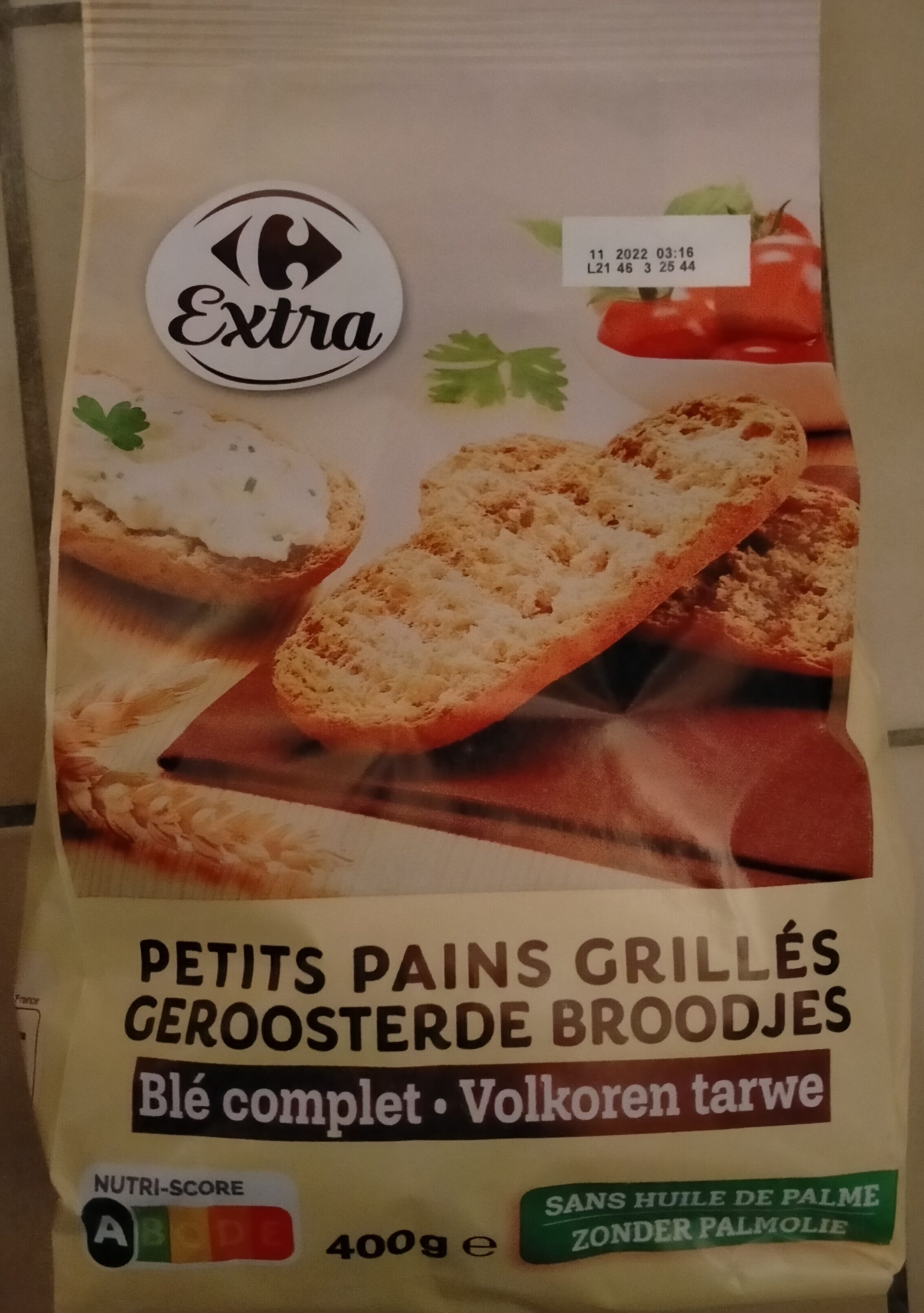 Petits pains grilles - Prodotto - fr