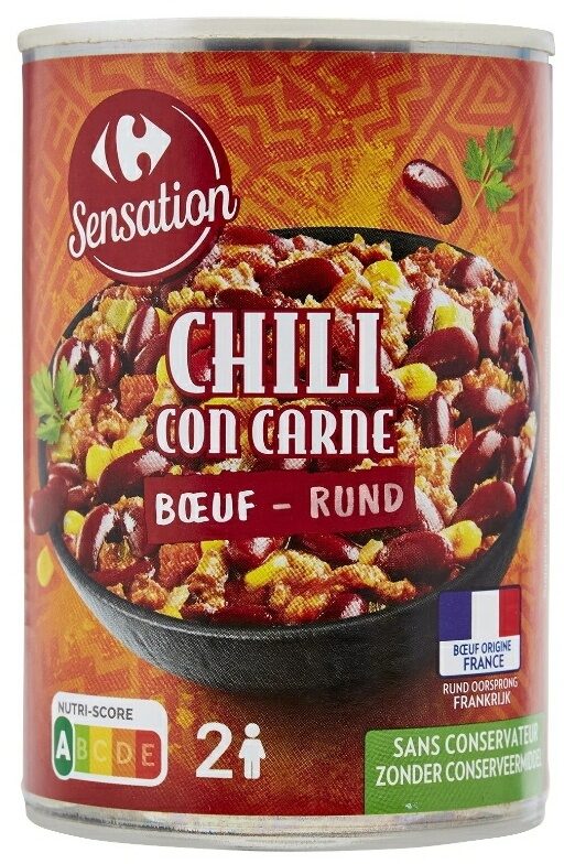 Chili con carne Bœuf - Product - fr