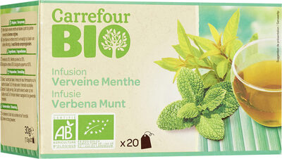 Infusion Verveine Menthe Bio Carrefour - Produit