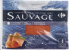 Saumon rouge du Pacifique fumé sauvage - Product