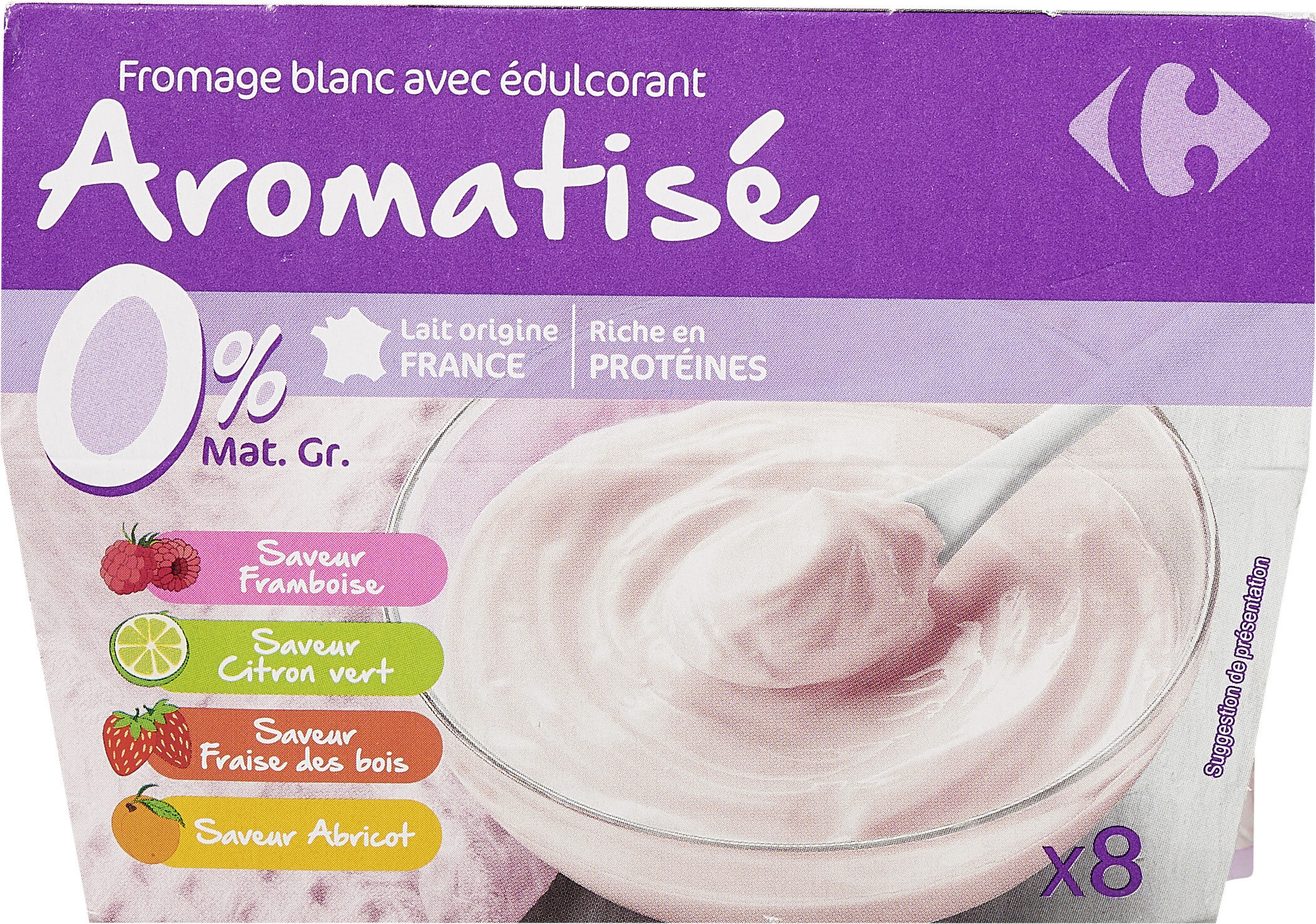 Fromage blanc aromatise - Product - fr