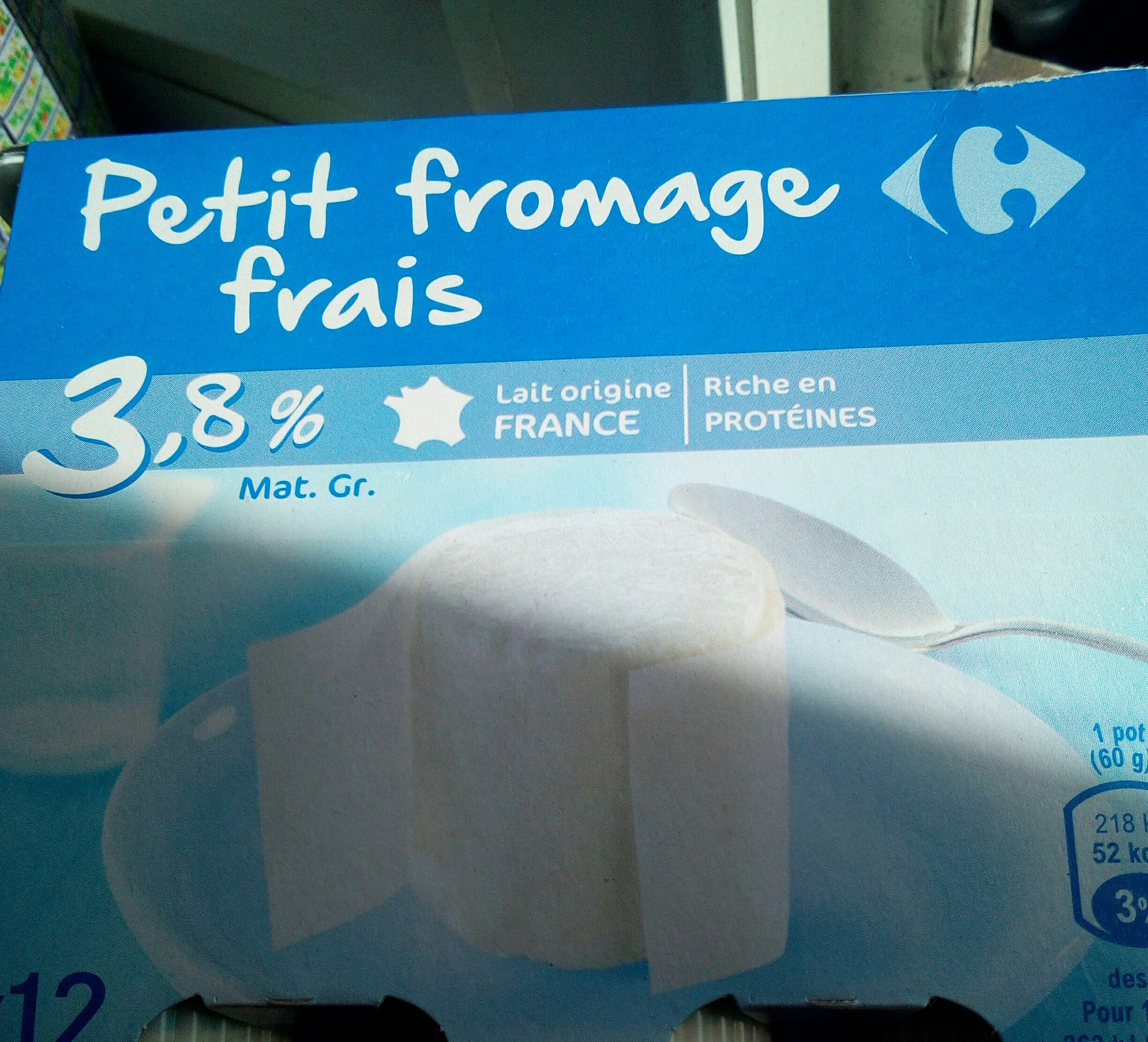 Petit fromage frais - Nutrition facts - fr