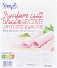 Jambon cuit choix - Produkt