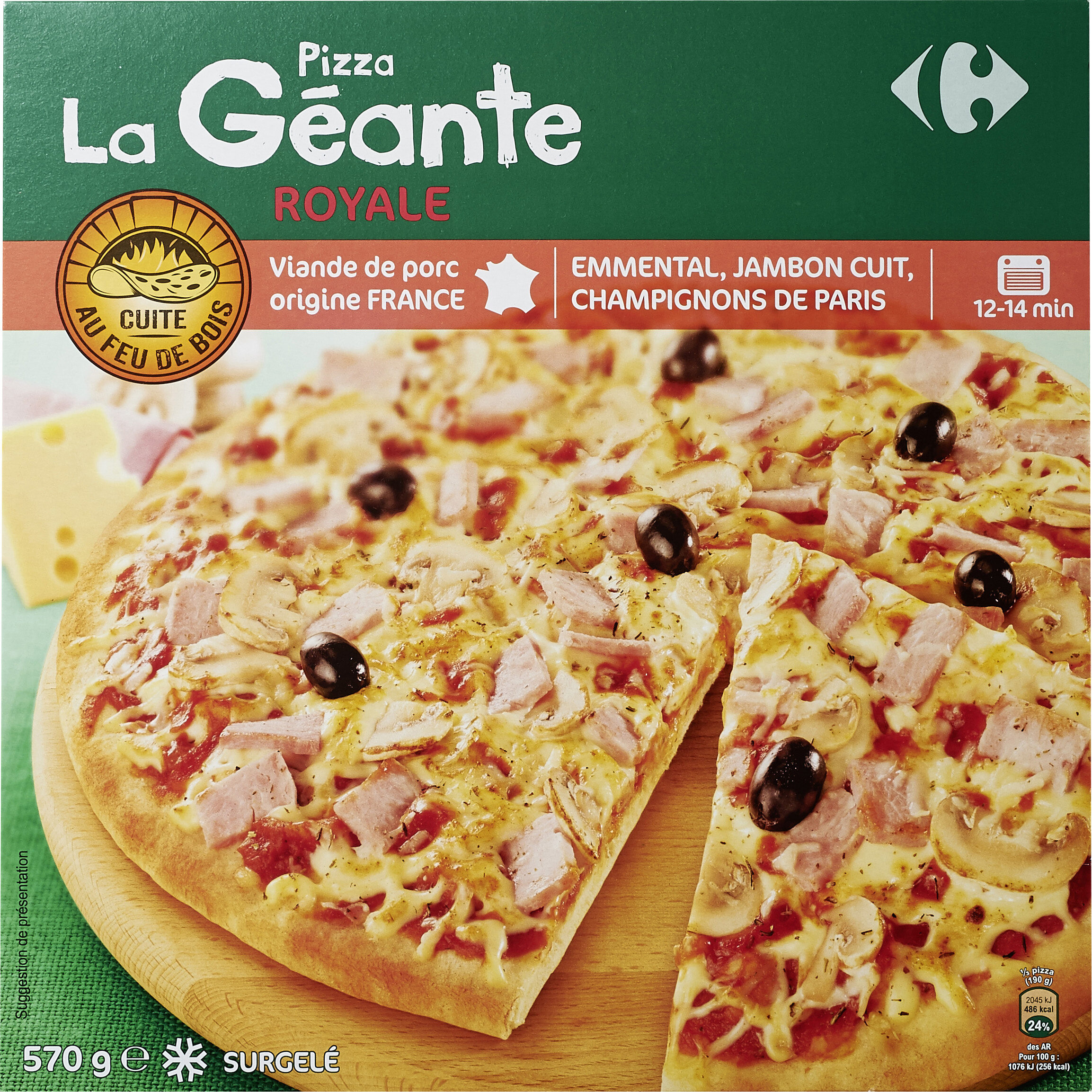 Pizza La Géante Royale - Product - fr
