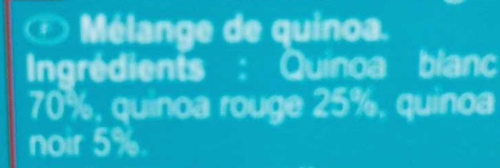 Mélange 3 quinoa - Ingredients - fr
