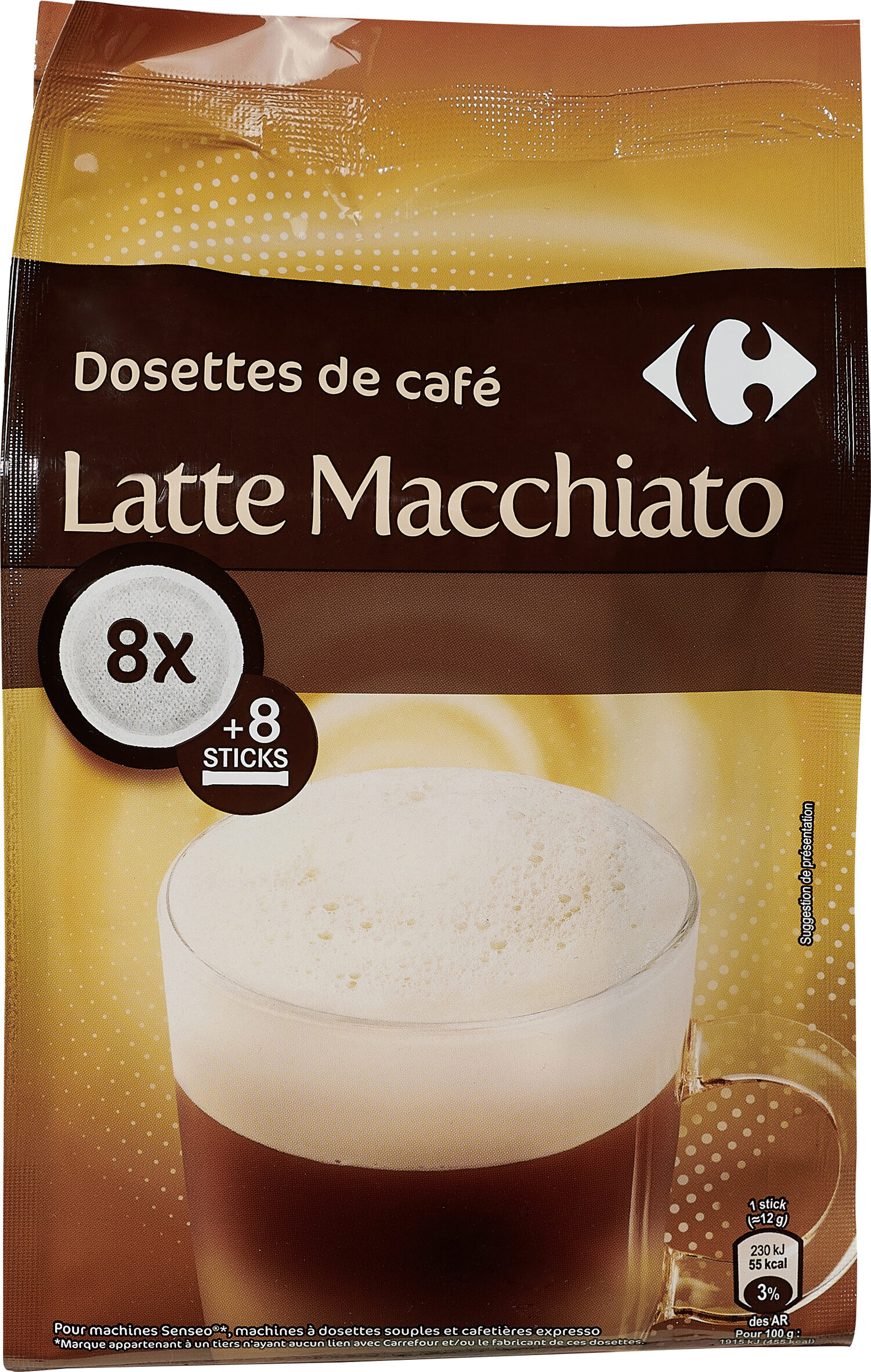 Dosettes de café Latte Macchiato - Product - fr