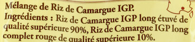 Duo de Riz de Camargue - Ingredienser - fr