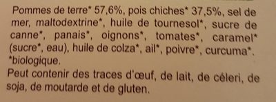 Purée Aux Pois Chiches - Ingredients - fr