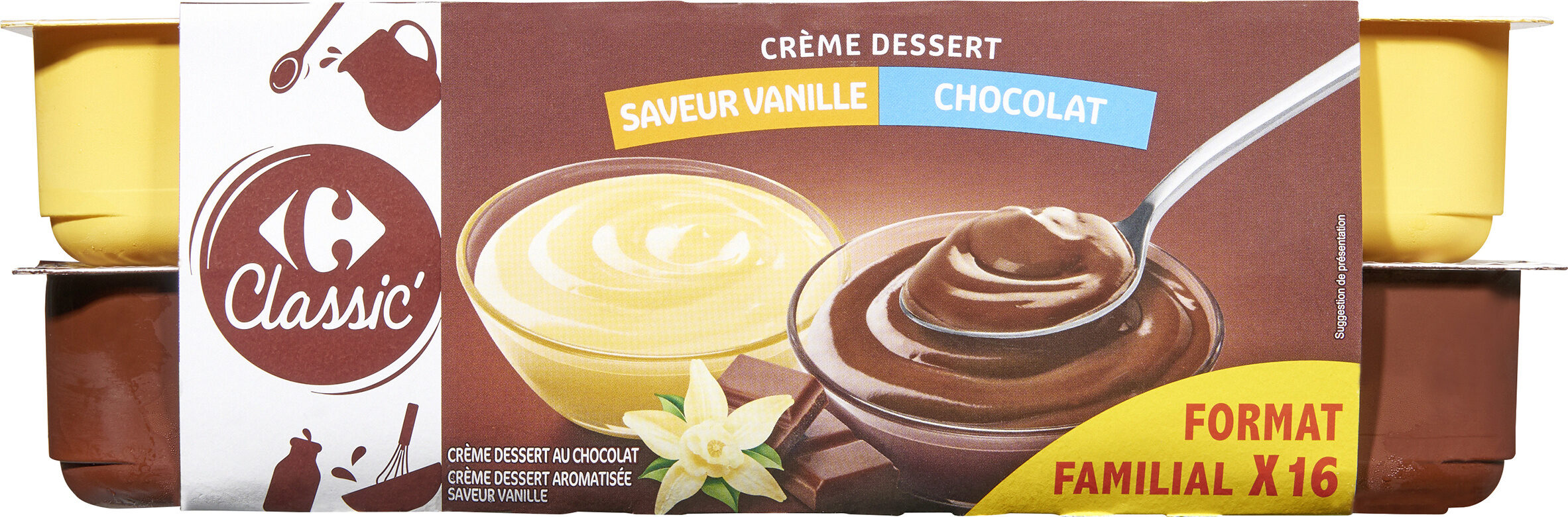 Crème dessert Saveur Vanille Chocolat - نتاج - fr