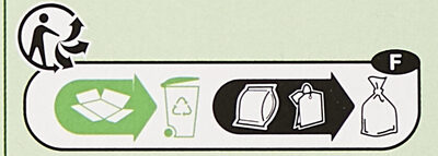 Thé vert Menthe - Instruction de recyclage et/ou informations d'emballage