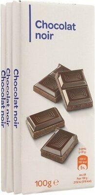3 Tablettes de Chocolat Noir - Produkt - fr