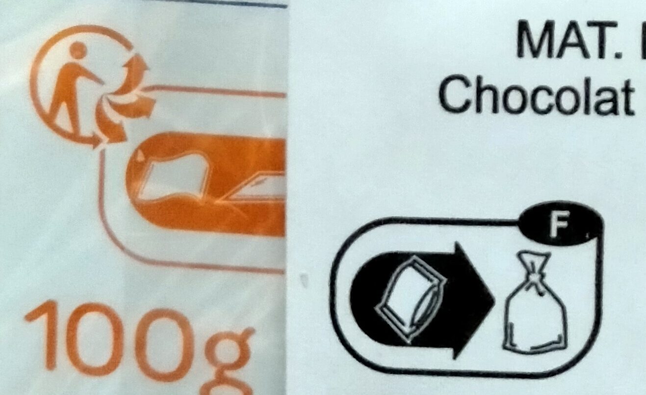 3 Tablettes de Chocolat Noir - Instruccions de reciclatge i/o informació d’embalatge - fr