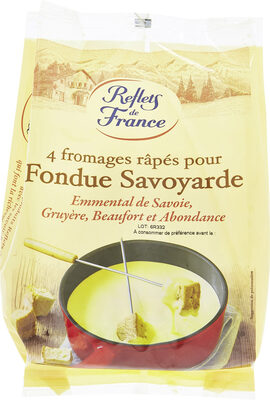 4 fromages râpés pour fondue savoyarde - Product - fr