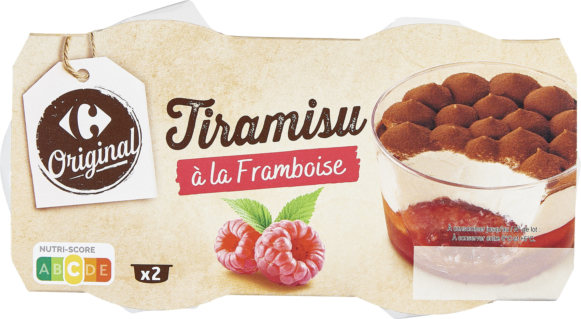 Tiramisu à la Framboise - Produkt - fr