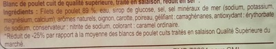Blanc de Poulet Doré au four - Ingredientes - fr