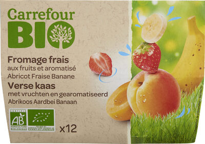 Fromage frais aux fruits Verse kaas met vruchten - Produit