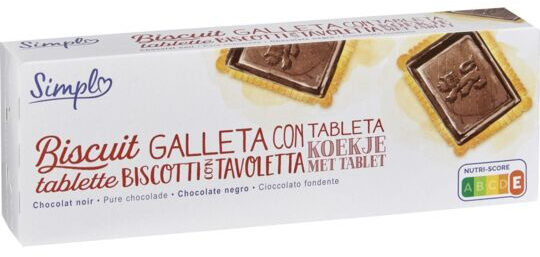 Biscuits tablette de chocolat noir - Product - fr
