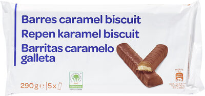 Barres caramel biscuit - Producte - fr
