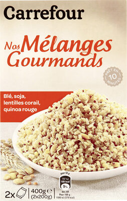 blé et lentilles soja et Quinoa - Producte - fr