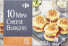 10 mini cheeseburgers - Producto