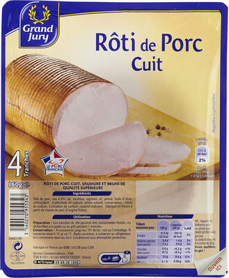 Rôti de porc cuit - Produit