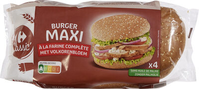 Burger maxi à la farine complète - Prodotto - fr