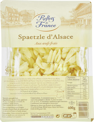 Spaetzle d'Alsace aux Œufs frais - Product - fr