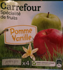 Spécialité de fruits pomme vanille - Product