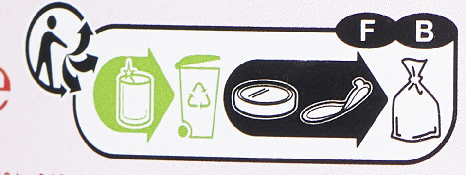 Pâte à tartiner - Instruction de recyclage et/ou informations d'emballage