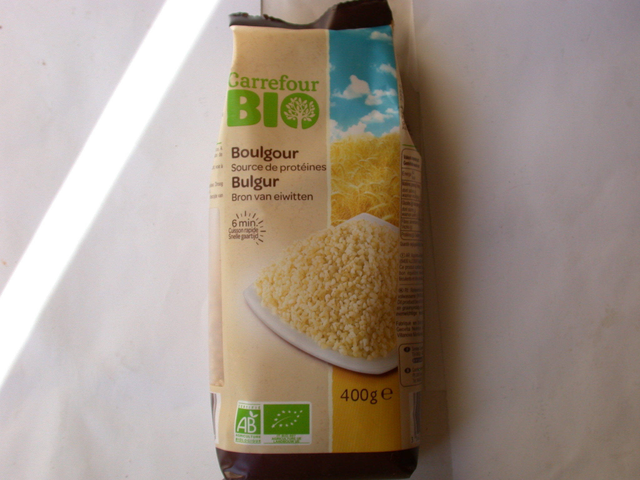 Boulgour Bio - Ingredients - fr