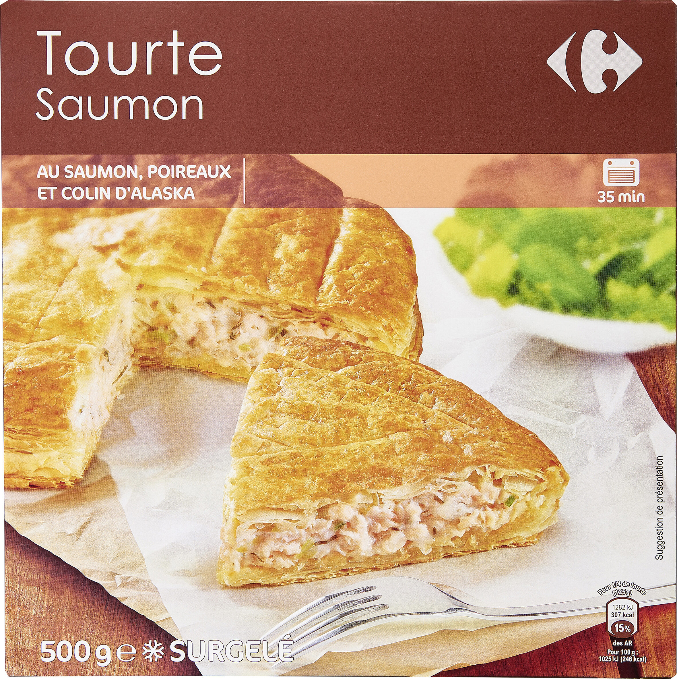 Tourte Saumon poireaux - Product - fr