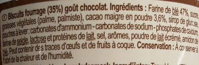 Crok goût chocolat - Ingrédients