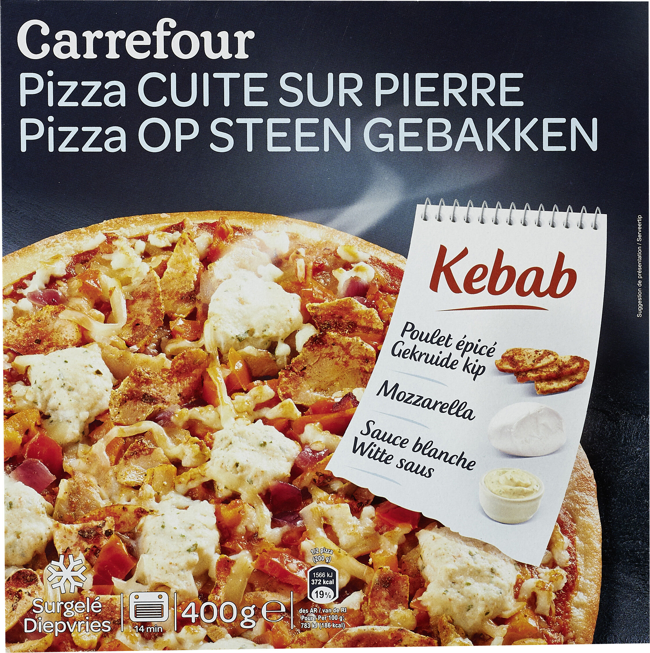 Pizza au kebab - Produkt - fr