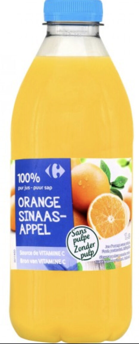 100% pur jus orange Sans pulpe - Recycling instructions and/or packaging information - fr