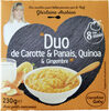 "Duo de Carotte & Panais, Quinoa & Gingembre" - Product