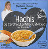 "Hachis de Carottes, Lentilles, Cabillaud au Romarin" - Product