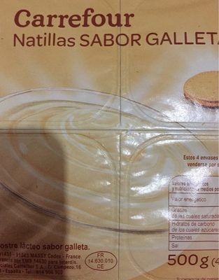 Natillas SABOR GALLETA - Producte - fr
