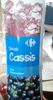 Sirop cassis - Producto