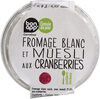 Fromage blanc et muesli aux cranberries - Product