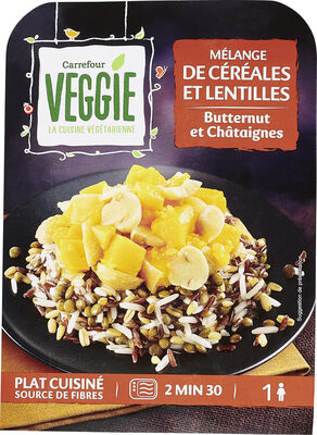 Mélange de céréales et lentilles Butternut et châtaignes - Produkt - fr