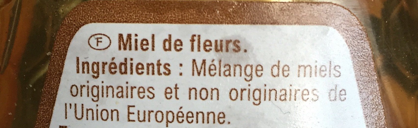 Miel de fleurs - Ingrediënten - fr