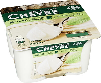 Yaourt au lait de CHÈVRE NATURE - Product - fr