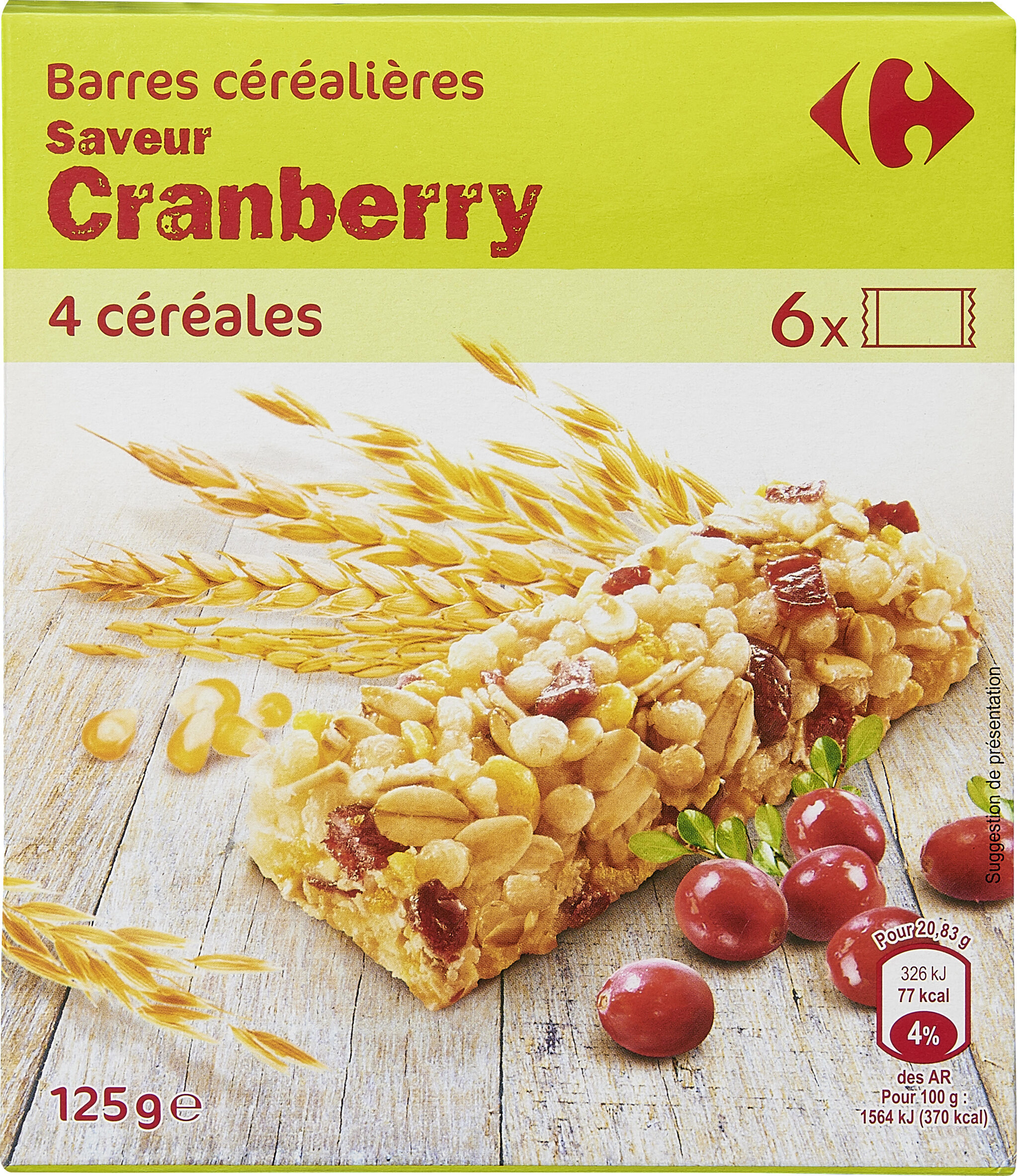 Barres Céréalières - Saveur Cranberry - Prodotto - fr