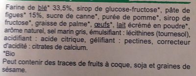 Barre à la figue - Ingredients - fr