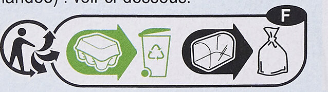20 œufs frais - Recycling instructions and/or packaging information - fr